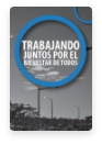 tríptico trabajando juntos por el bienestar de todos